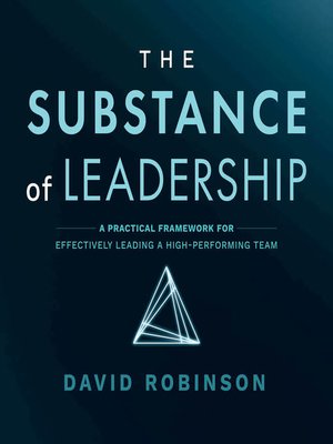 cover image of The Substance of Leadership